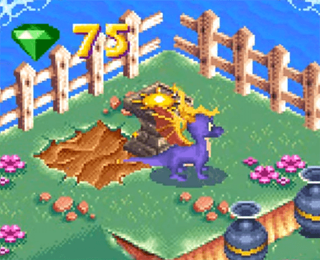 Spyro 2 - Season of Flame GBA