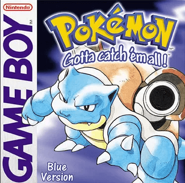 Pokémon Blue 1996 Gameboy Color