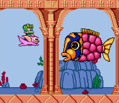 Wonder Boy III - Monster Lair Arcade colors Genesis/Megadrive