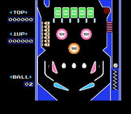 Pinball 1985 NES