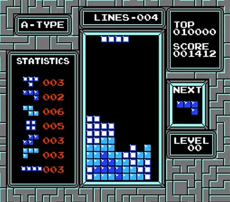Tetris Nintendo 1989 NES