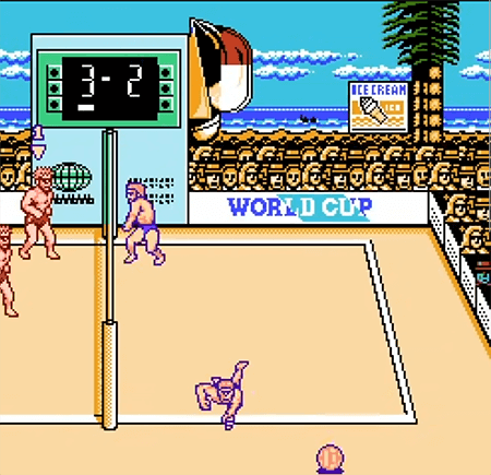 Super Spike V'Ball 1990 NES