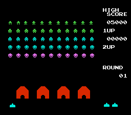 Space Invaders 1985 NES