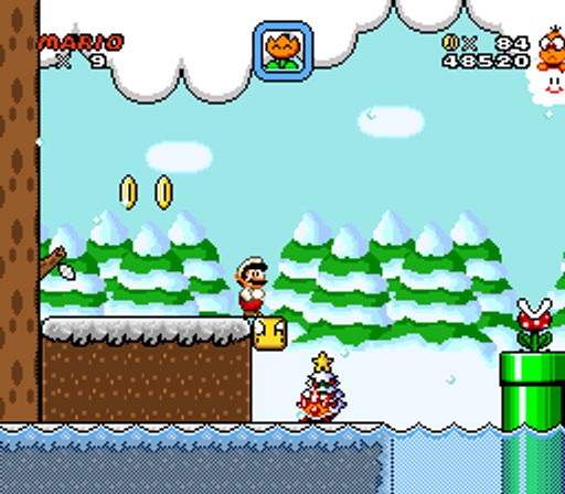 Mario Saves Christmas SNES