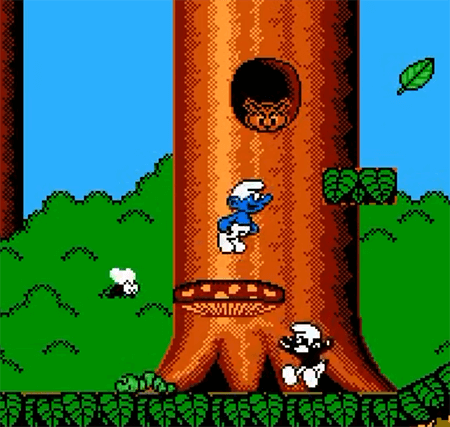 The Smurfs 1994 NES